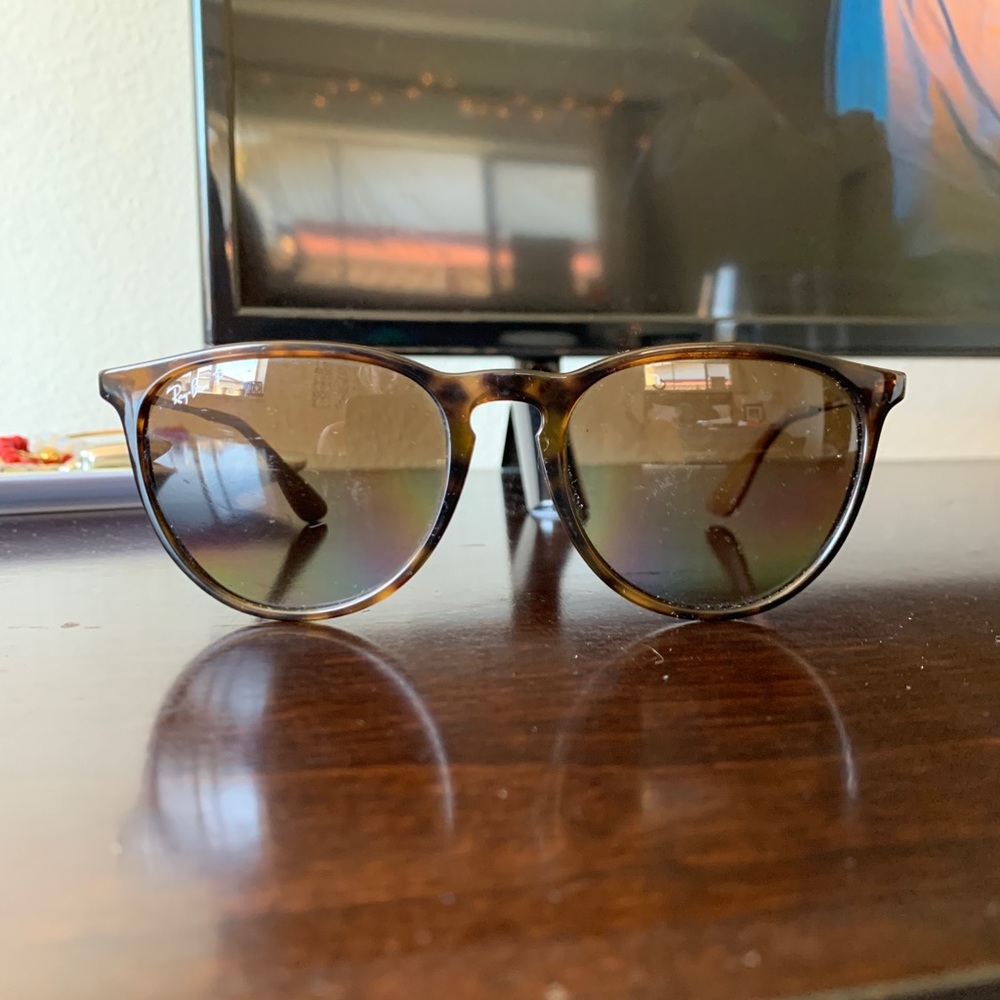 Ray ban Erika Brown Tortoise Polarized Sunglasses